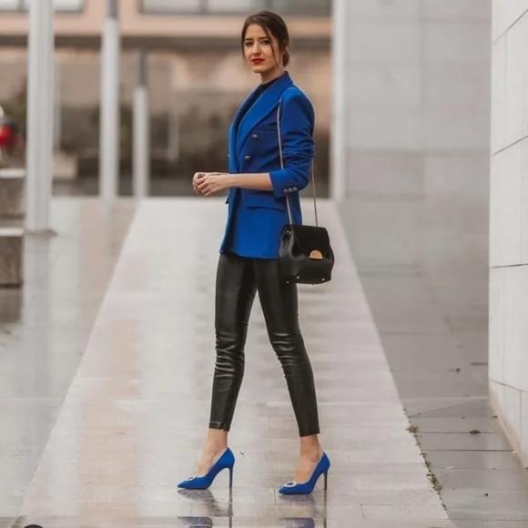 ZARA DOUBLE BREASTED BLAZER BALMAIN STYLE - Picture 5 of 13